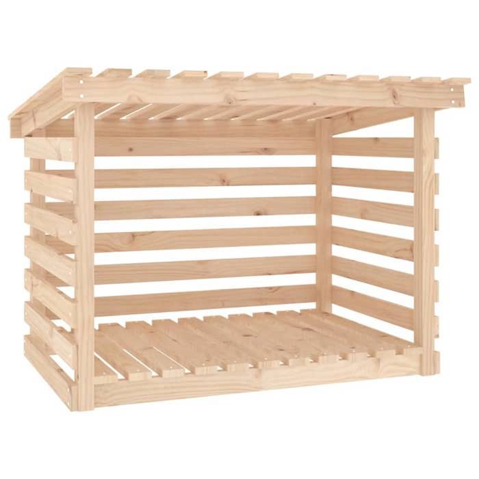 Support Pour Bois De Chauffage 100x25x100 Cm Bois De Pin VidaXL