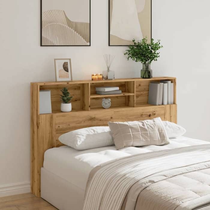 RemiseArmoire de tête de lit - SUMMER - chêne artisanal 160 x 19 x 1035 cm JILIMAISON2025 87935405