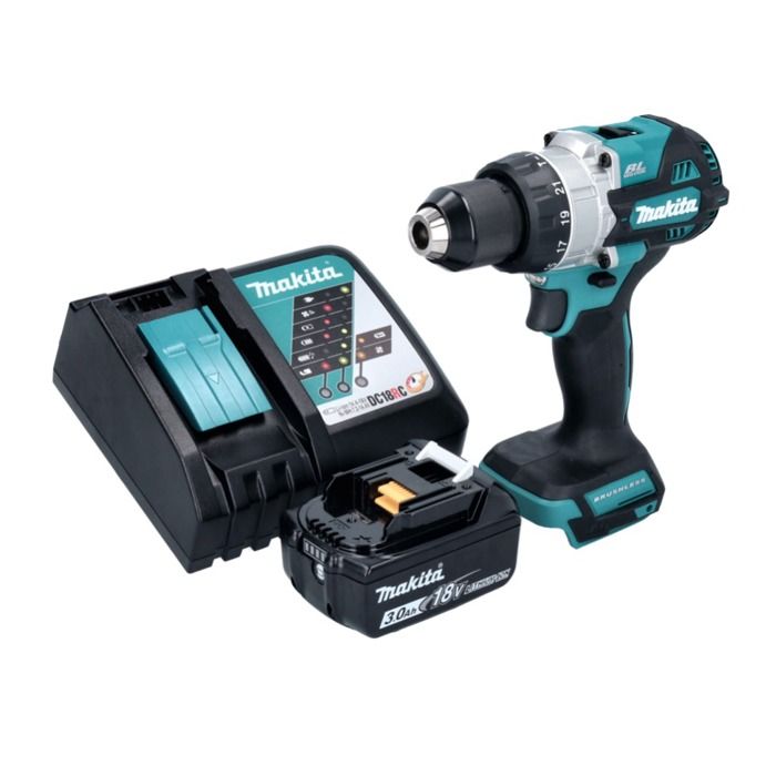 Perceuse visseuse à percussion Makita DHP 486 18V 130 Nm Brushless - vue 5