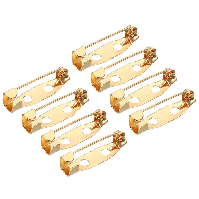 50 épingles De Barbe à Bricolage – 25 Mm – Sécurité Arrière – Lot Pour Artisanat