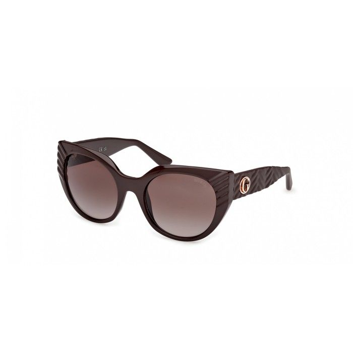Lunettes de Soleil Guess GU00255 53/20/135 Shiny dark brown Front injected WOMAN GU00255