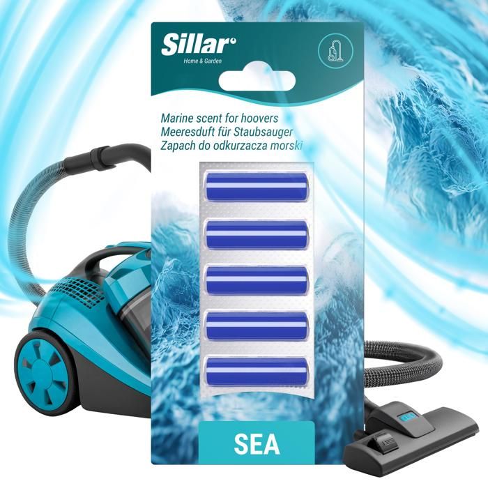 Désodorisant aspirateur - Sillar - Parfum de la mer- Lot de 5 - Sillar
