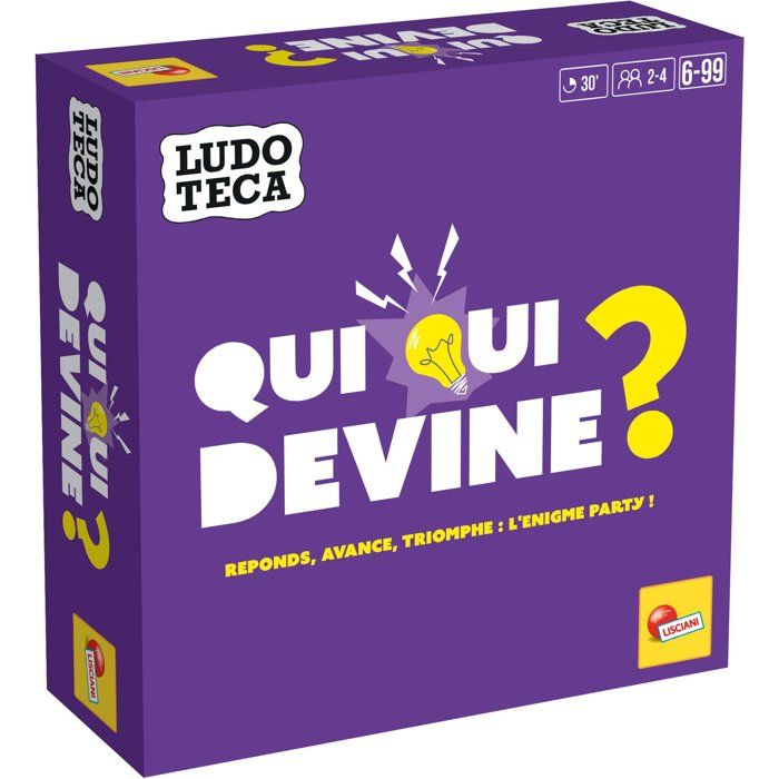 Jeu De Devinettes Lisciani Giochi – Qui Qui Devine? 2 À 4 Joueurs Dès 6 Ans - vue 4