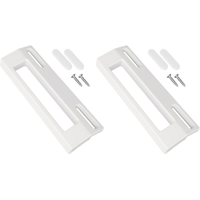 Poignée universelle pour réfrigérateur - MICH - 2 pièces - Blanc - Plastique haute qualité - Résistant à lusure