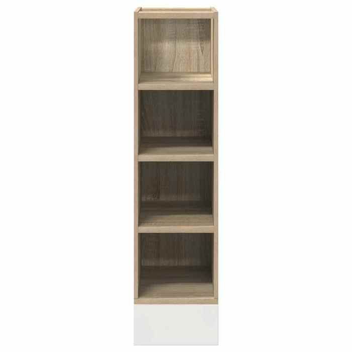 1 PC Buffet Cuisine vaisselierModerne Armoire basse RigaChêne Sonoma20x445x815 cm@79905635443