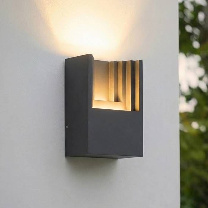 LED Applique Exterieur Aurali (Moderne) en Noir Aluminium (1 lampe à) Murale Luminaire Lampe Jardin Eclairage d’exterieur LED Applique Exterieur Aurali (Moderne) en Noir Aluminium (1 lampe à) Murale Luminaire Lampe Jardin Eclairage d’exterieur