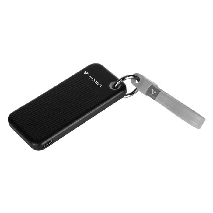 Disque SSD externe Verbatim Pocket - 128Go (Noir/Gris)