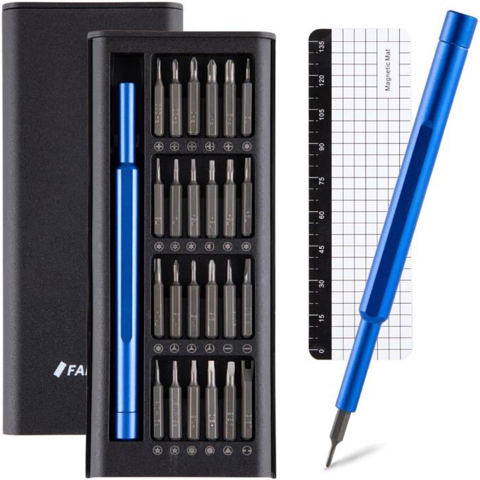 Kit tournevis précision Torx 10 embouts (T2-T10) Triwing Y000 iPhone MacBook PS4 PC lunettes montres Kit tournevis précision Torx 10 embouts (T2-T10) Triwing Y000 iPhone MacBook PS4 PC lunettes montres