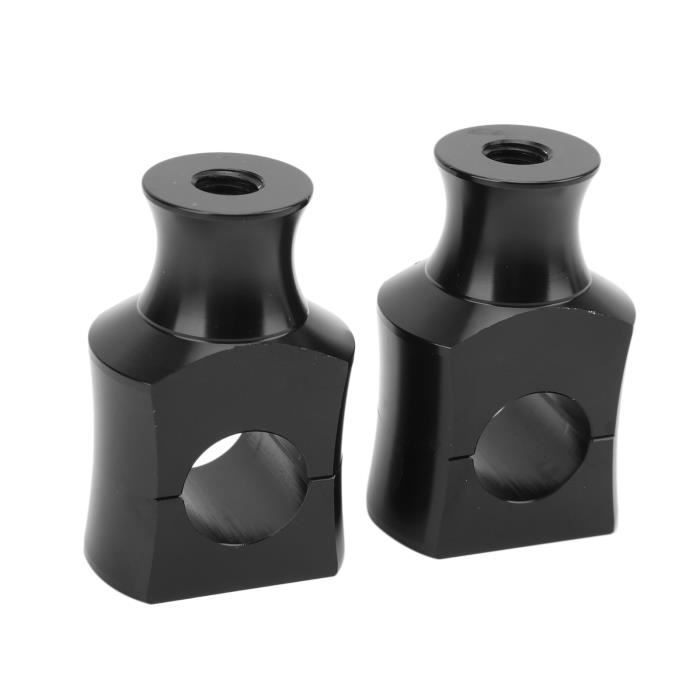 2 Pinces Rehausse Guidon Moto NIMOA - Alliage Aluminium - Pour 22mm Ou 28mm - Rehaussement 2 Pouces