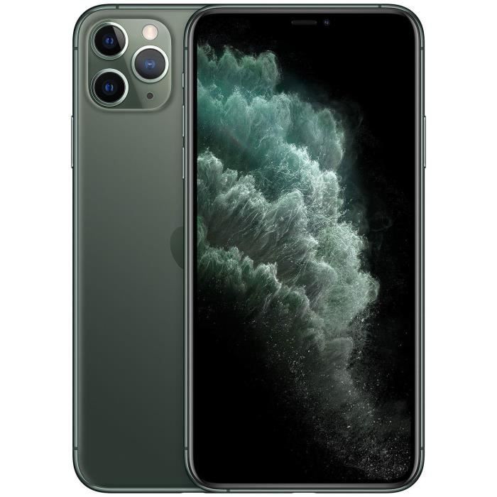 APPLE iPhone 11 Pro Max 512 Go Vert Nuit - Reconditionné - Excellent état Reconditionné - Apple reconditionné disponible sur Cdiscount Seconde Vie