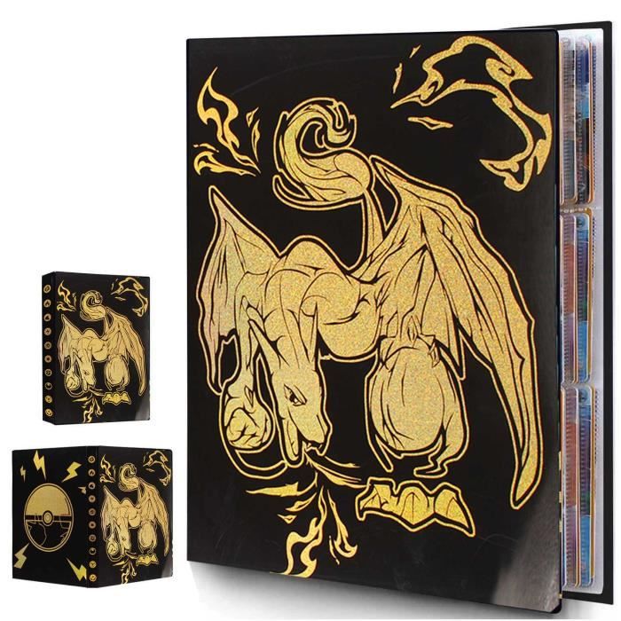 Album Cartes à Jouer Classeur Card Guardian 480 Cartes - 12 Poches Avec Fermeture Éclair Vert Rangement Cartes Collection