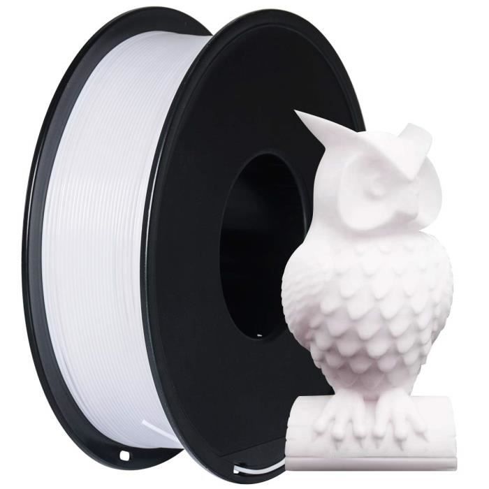 TEQStone PLA Filament 1,75 mm 1 kg pour imprimantes 3D et stylos 3D sous  emballage sous vide (Blanc), 1[879] - Cdiscount Informatique