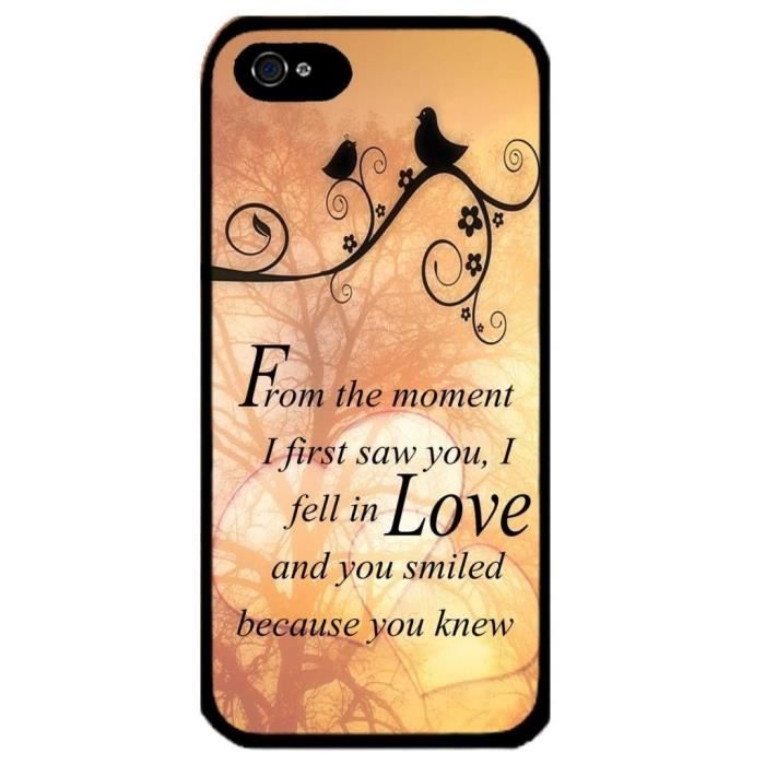 Amour En Disant Citation Vtg Retro Belle Oiseau Mignon Coque Pour Iphone 6 4 7 Cdiscount Telephonie