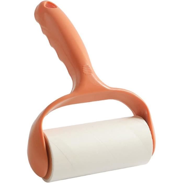 Rouleau Poils Animaux, Rouleau Adhesif Vetement, 2025 NouveauRouleau à Peluches Pour Poils D'animaux, Enlever Peluche Vetement Anti Peluche, Pour Vêtements, Lit, Tapis, Canapé, Voiture (Blanc