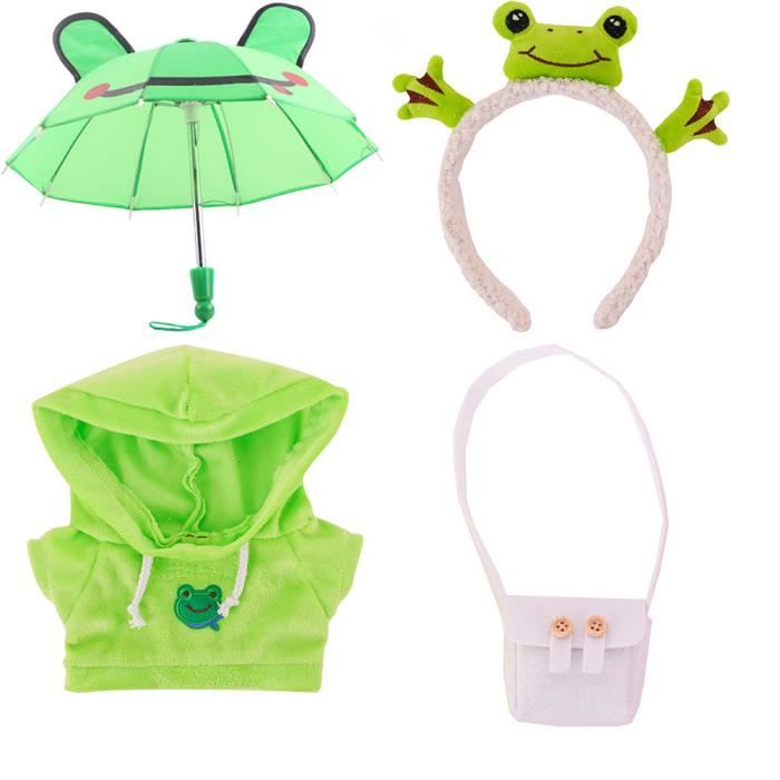 Kit De 4 Tenues Pour Animaux En Peluche - Bandeaux, Pulls, Jupes, Sacs - Accessoires DIY Pour Enfants - Stimule Créativité Et Motricité