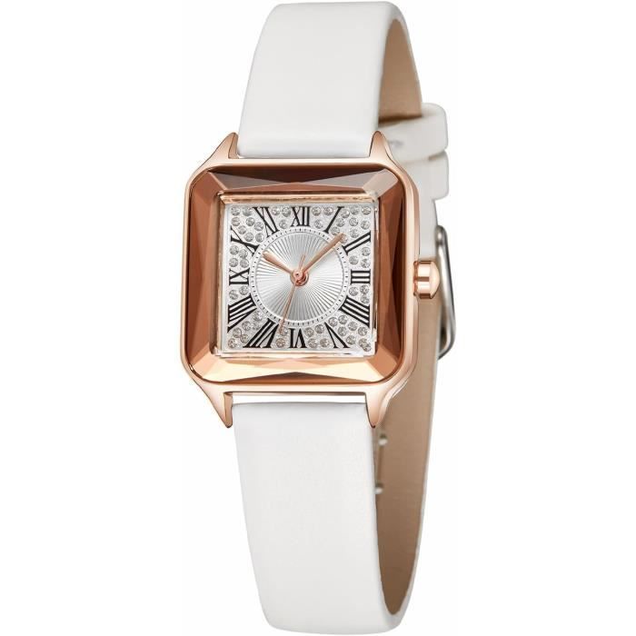 Montre Femme Rumeurs Bracelet Charnière - Cadran Champagne, Pile Neuve, Occasion Bon état