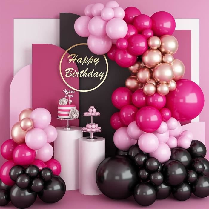 Guirlande Ballon JOYEUX ANNIVERSAIRE Lettres Métallisées Argent - 6m Pour Déco Fête Enfants/Adultes