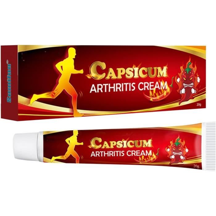 Crème Anti-douleur Pour Genou 10 G – Pommade Analgésique Pour Entorse Ménisque, Neuf Avec Emballage
