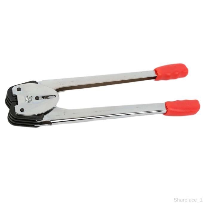Pince De Cerclage Manuelle - Pour Emballage Et Sécurisation De Cartons - Double Emballeur Type Bouton - Usage Domestique Et Industriel