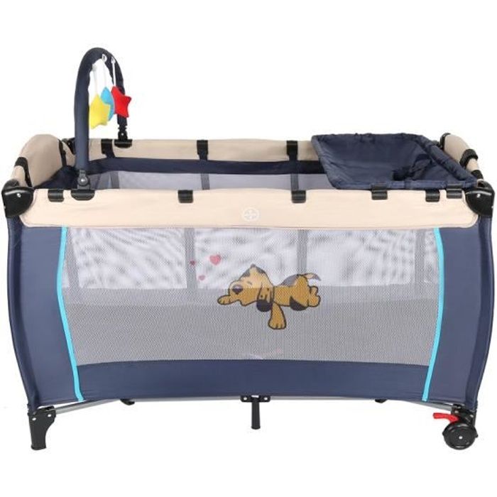 Lit Parapluie Matelas Table A Langer Jouets Hamac Bleu 125 65 77cm Cdiscount Puericulture Eveil Bebe