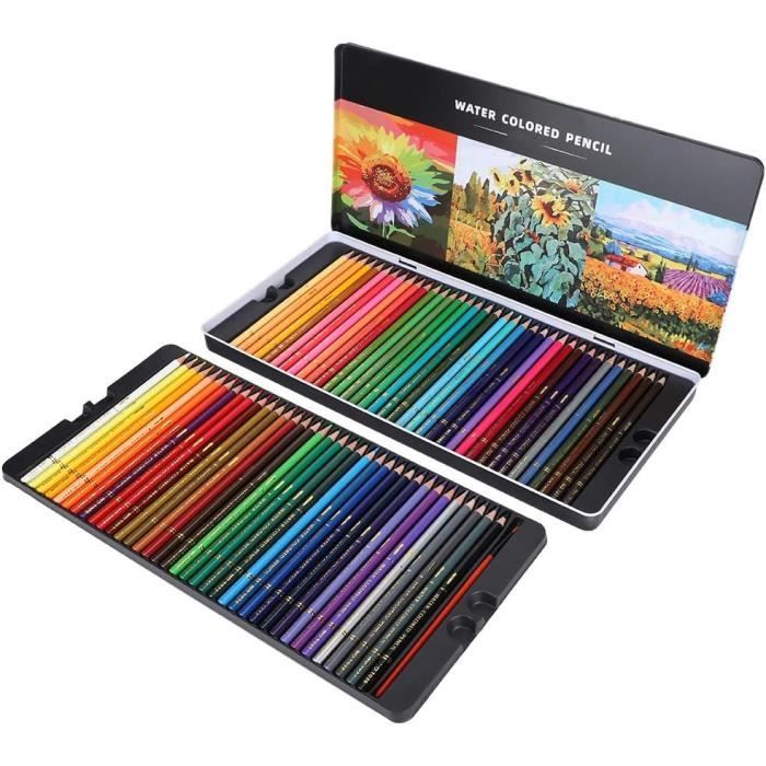 Ensemble De Crayons De Couleur À L'Eau Crayons De Couleur Art 72