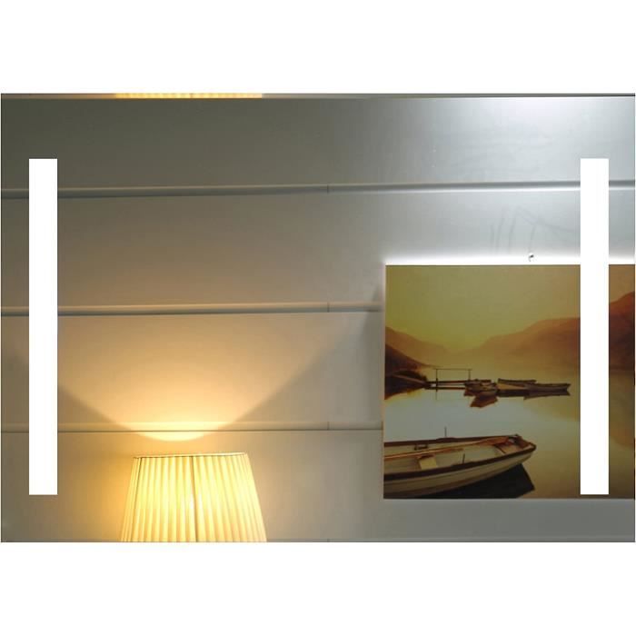 Éclairage Mural LED Homefire Pour Salle De Bain - 60cm, IP44, 4000K Blanc Neutre, Style Moderne Chrome