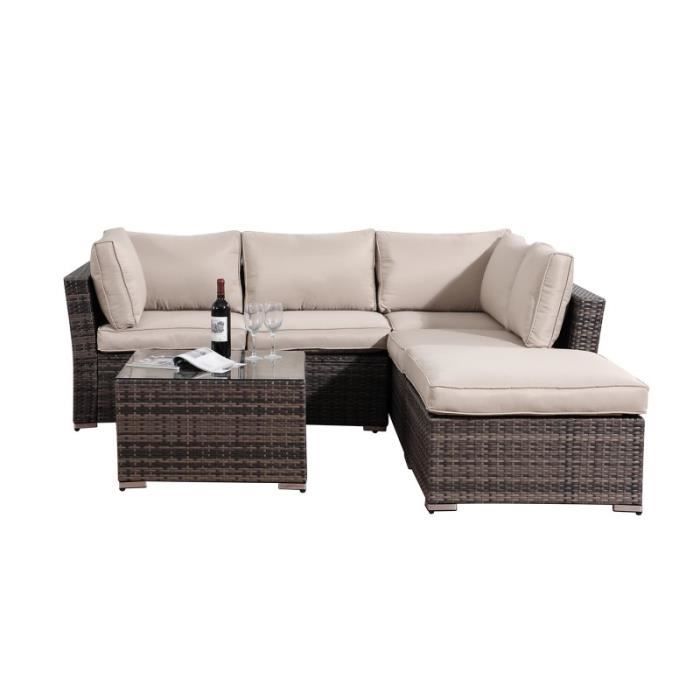 Salon De Jardin Couleur Taupe Achat Vente Pas Cher