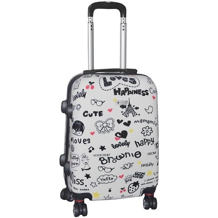 Valise bagage cabine pas cher pour enfant Happy-Worldline.