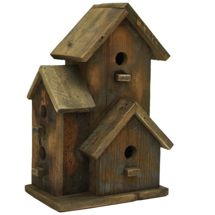 Style Ancien Nichoir Hôtel Cabane Maison Doiseaux 2750cm X