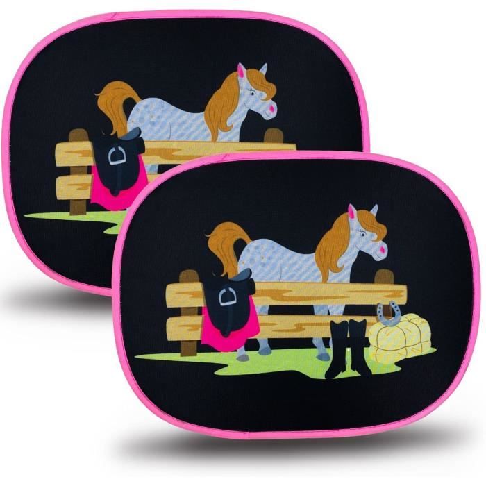 2 PCS Pare Soleil Voiture Bébé,Cache Soleil Voiture,44x36cm