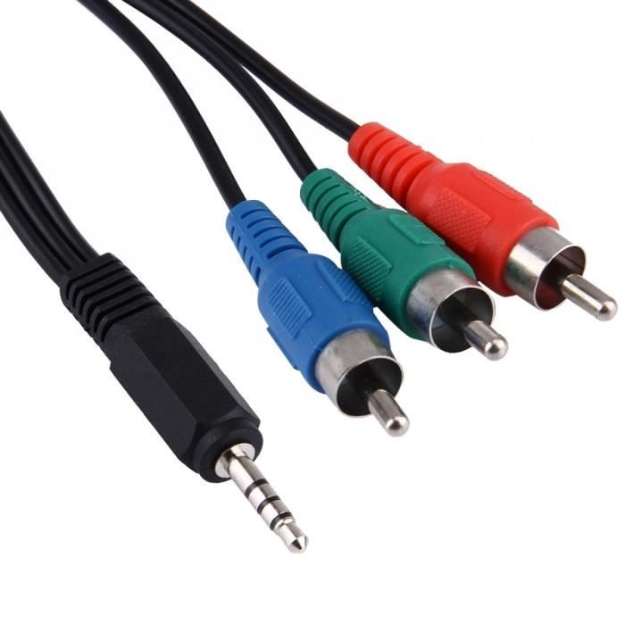 QILIVE Câble RCA - Connectique audio et vidéo pas cher 