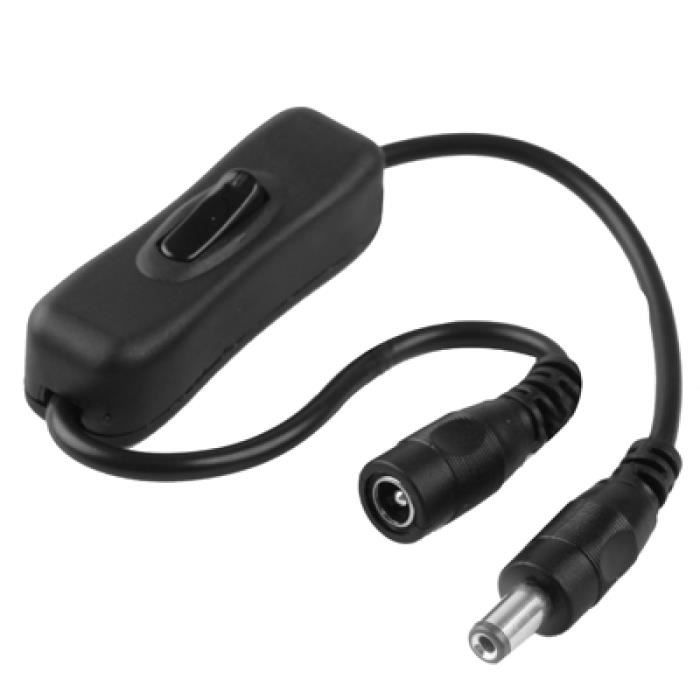 Ampoule Intelligente Cable D Alimentation Cc De 5 5 X 2 1 Mm Male A Connecteur D Extension Femelle Avec Interrupteur On Off Achat Vente Ampoule Intelligente Cable D Alimentation Cc De 5 5 Cdiscount