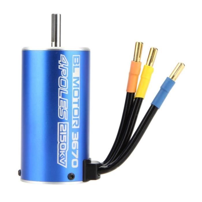 Moteur Sans Balais RC, 4 Pôles 12 Fentes 3670 2650 KV étanche