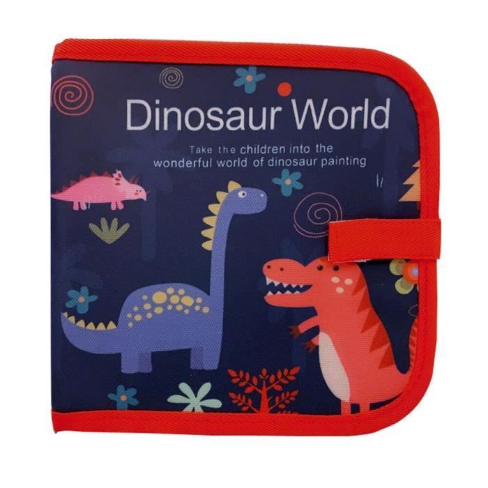 Planche A Dessin Portable Pour Bebe 1 Ensemble Livre De Coloriage Effacable Avec Craie A Eau Tableau Noir De Pei Bleu Fjfk3513 Cdiscount Jeux Jouets