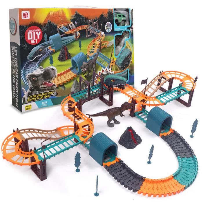 Circuit voiture dinosaure hotsell