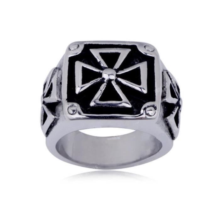 Chevaliere 3 Croix De Malte Noir Inox Chevaliere Homme Biker Achat Vente Diable Chevaliere 3 Croix De Malte Cdiscount Vous recherchez une chevalière homme qui vous ressemble? cdiscount com