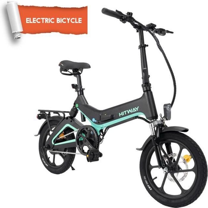 HITWAY Vélo Électrique, Trottinette Scooters électriques Scooter rapide 250w moteurs batterie Li-ION pliable 7.5A E-Scooter pliable