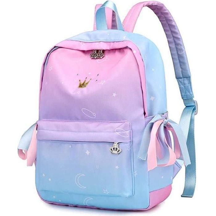 sac dos arc en ciel pour filles enfants cartable enfants cartable femmes sac dos d contract avec prise casque