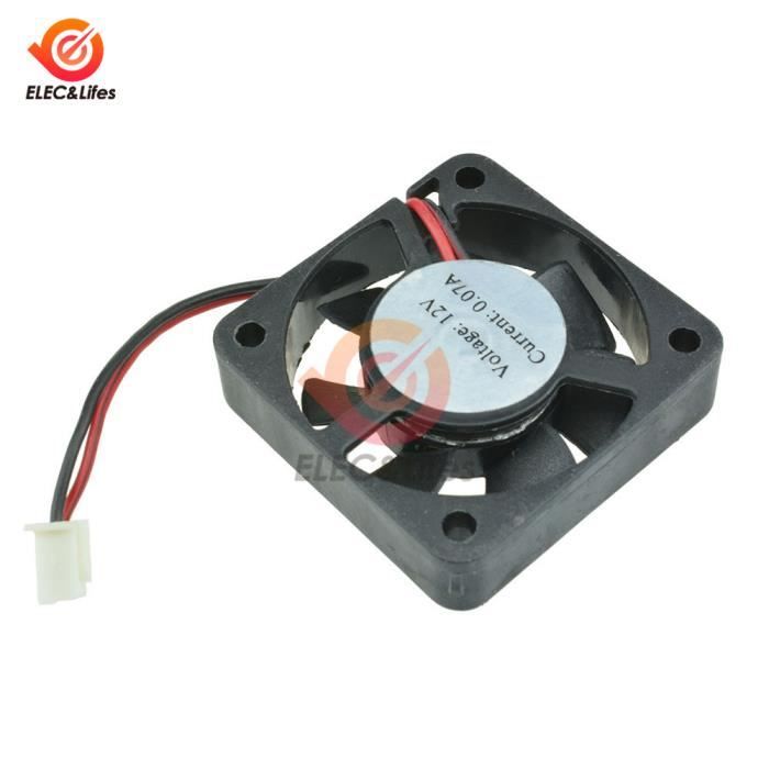 Jopto 4 stuks 3D-printerventilator DC 24V 4010 borstelloze stille koelventilator 40x40x10mm hydraulische turbo ventilator met 2-pins aansluiting voor Makerbot Ender 3 RepRap i3 CR-10 3D-printer