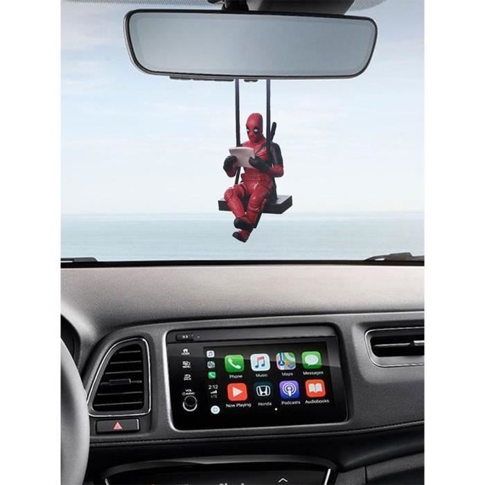Pendentif de rétroviseur de voiture, joli livre de lecture, Deadpool, décoration'intérieur Auto, accessoires