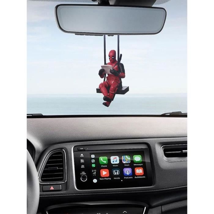 Pendentif de rétroviseur de voiture, joli livre de lecture, Deadpool,  décoration'intérieur Auto, accessoires - Cdiscount Auto