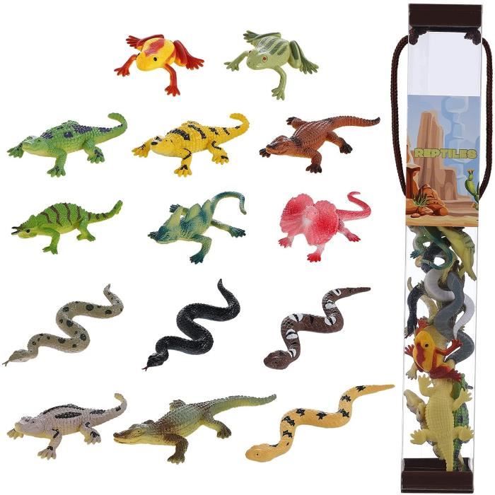 Figurines Animaux Sauvages INNOCHEER – Safari, Zoo – Jouets éducatifs Réalistes Pour Enfants