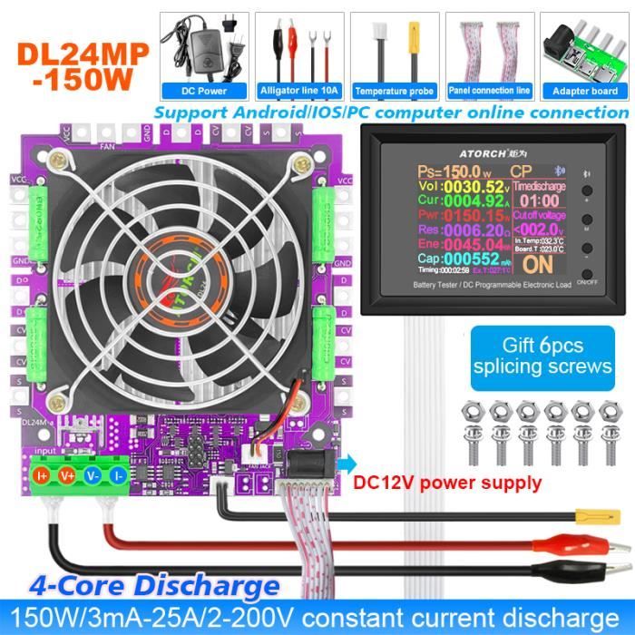 150W 25A - Indicateur de tension de charge électronique de voiture ...