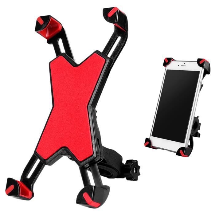 Support Téléphone Vélo & Moto Universel Rotatif à 360° Détachable Support Téléphone Moto Porte