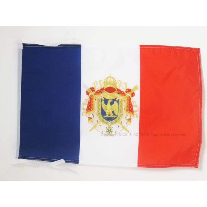 Bandera Del Segundo Imperio Francés (Napoleón III) 45x30cm - AZ FLAG, Poliéster 100D