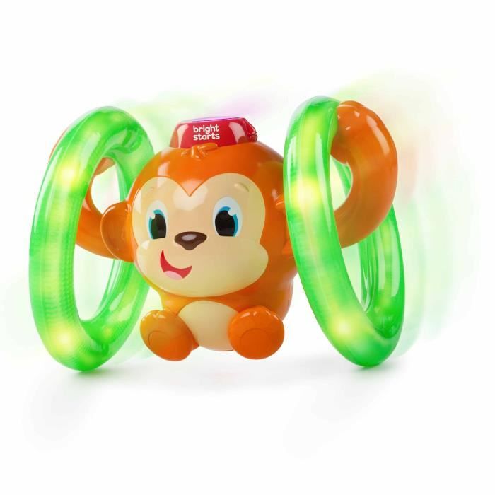 Bright Starts Jouet d activit Roll Glow Monkey K52181