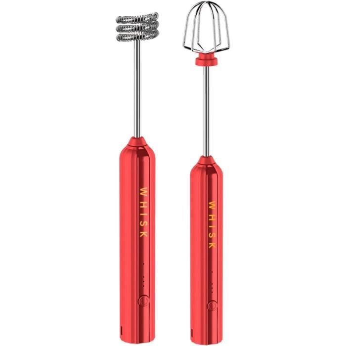 Fouet Électrique Portable USB Vert - Batteur à Œufs Rechargeable 3 Vitesses