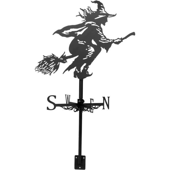 Girouette Décorative En Métal YXKJHH - Indicateur De Direction Du Vent, Dimensions 35x50 Cm, Pour Jardin, Terrasse, Toit