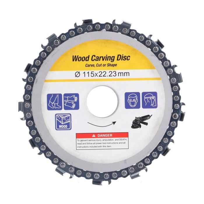 Disque De Chaîne Pour Meuleuse D'angle 125 Mm - 8 Dents, Alésage 22 Mm - Pour Tronçonneuse Ou Coupe Métal/bois