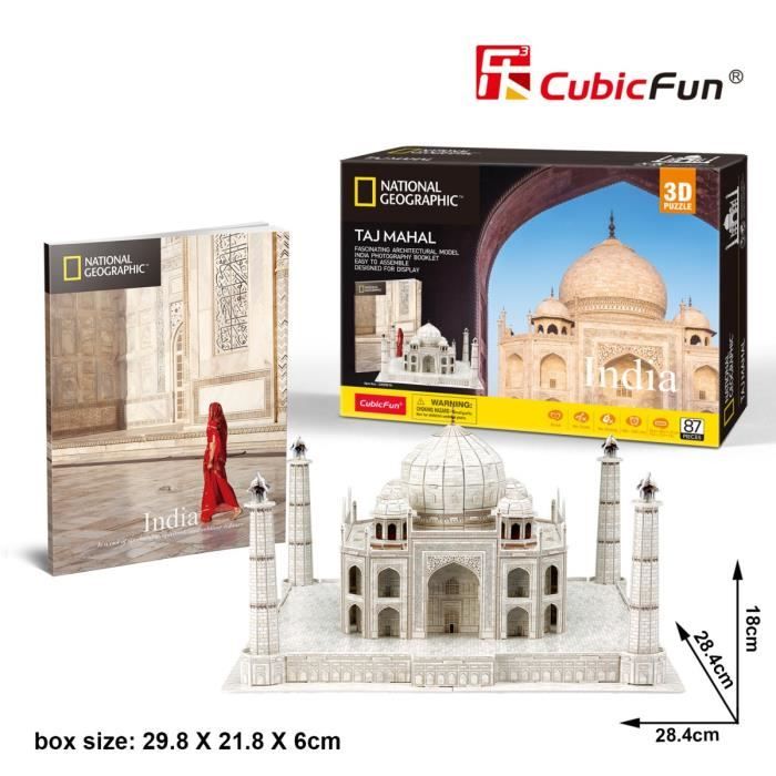 Cubic Fun - 3D Puzzle National Geographic Taj Mahal Inde grand Cubic Fun - 3D Puzzle National Geographic Taj Mahal Inde grand